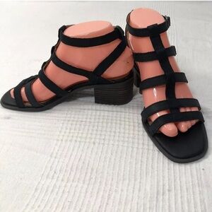 Lucky Brand Gladiator Sandals Paytun Double Buckle Leather